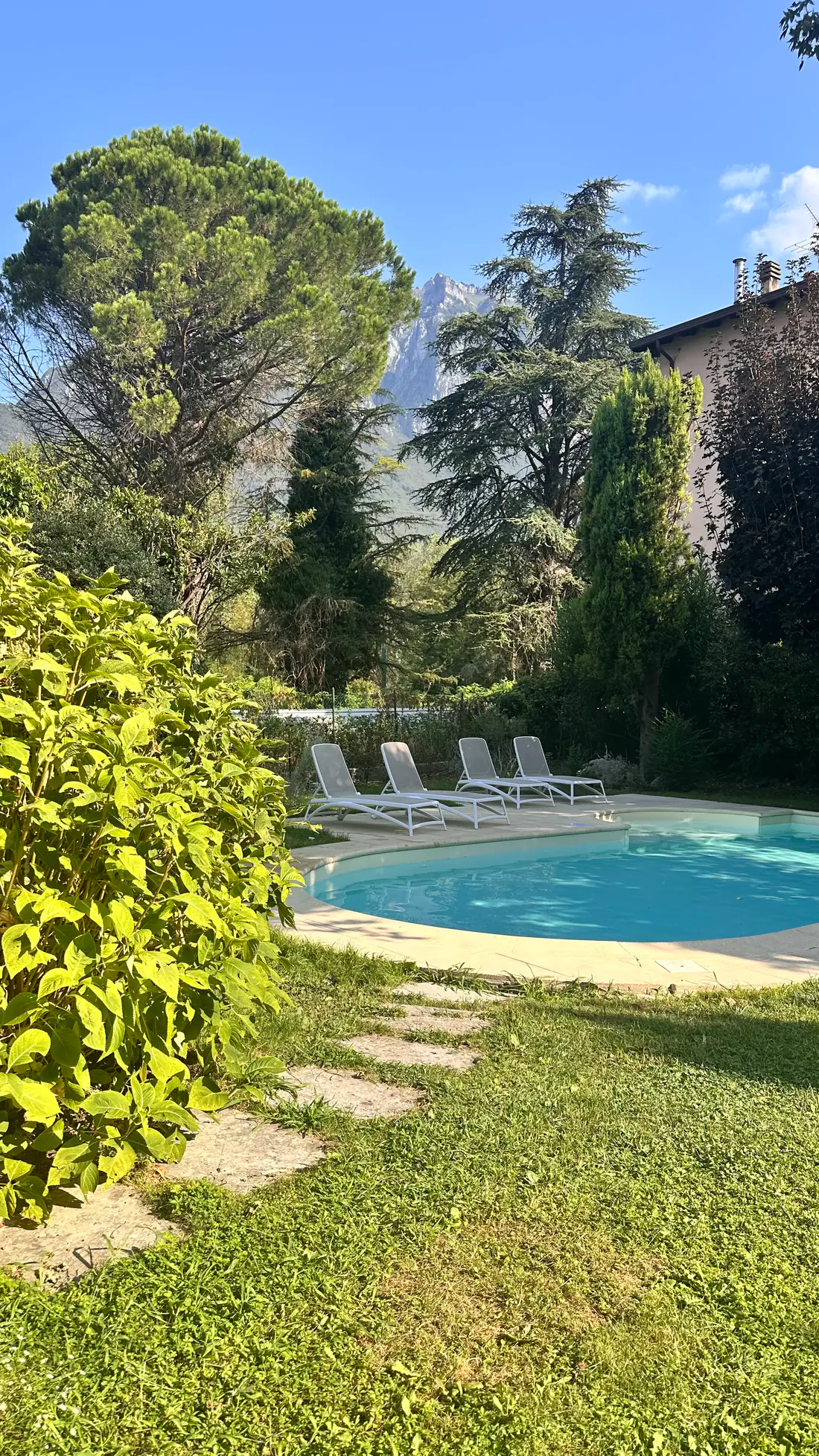 Piscina esterna tra il verde